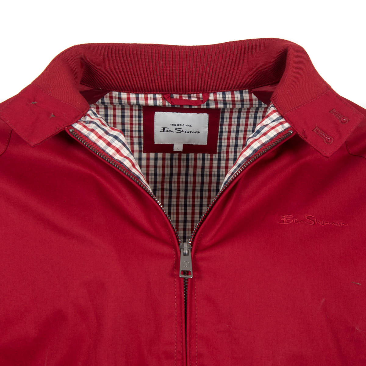 Ben sherman 2025 red harrington jacket